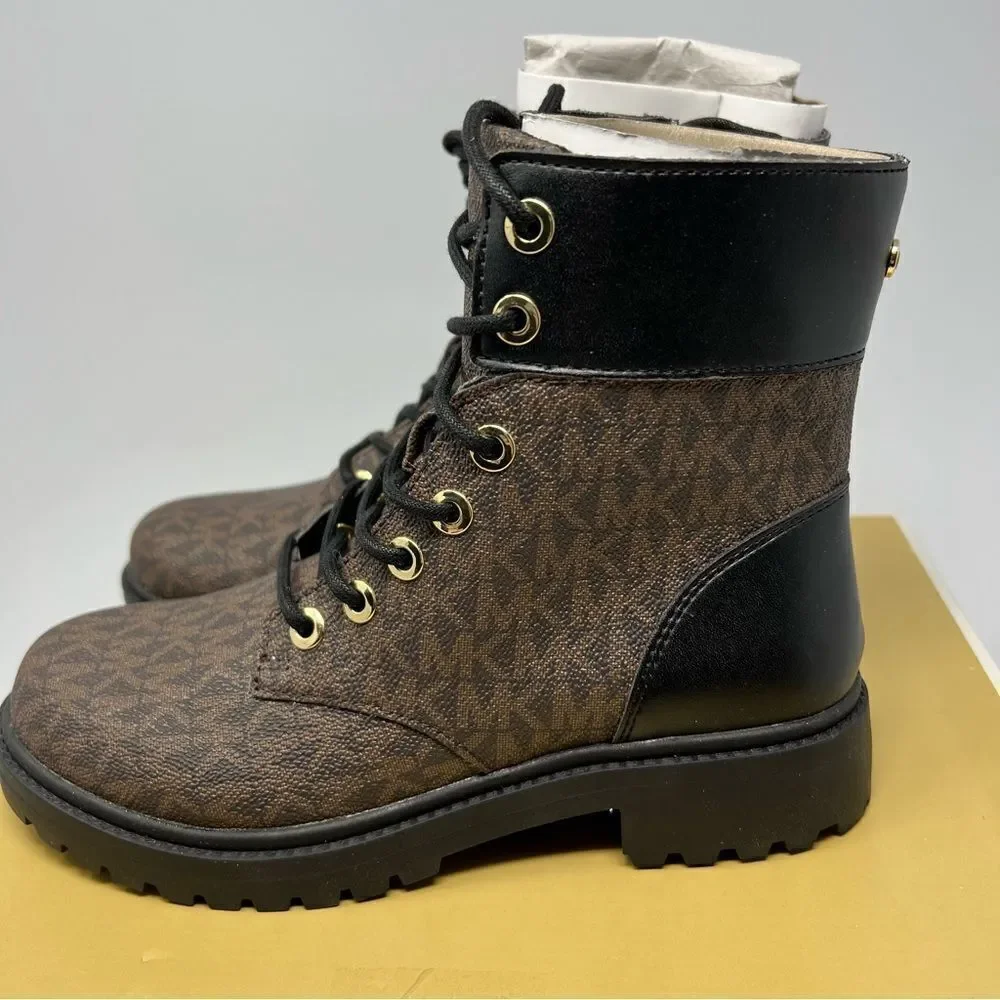 Michael  Kors Alistair Combat Boots Size 5